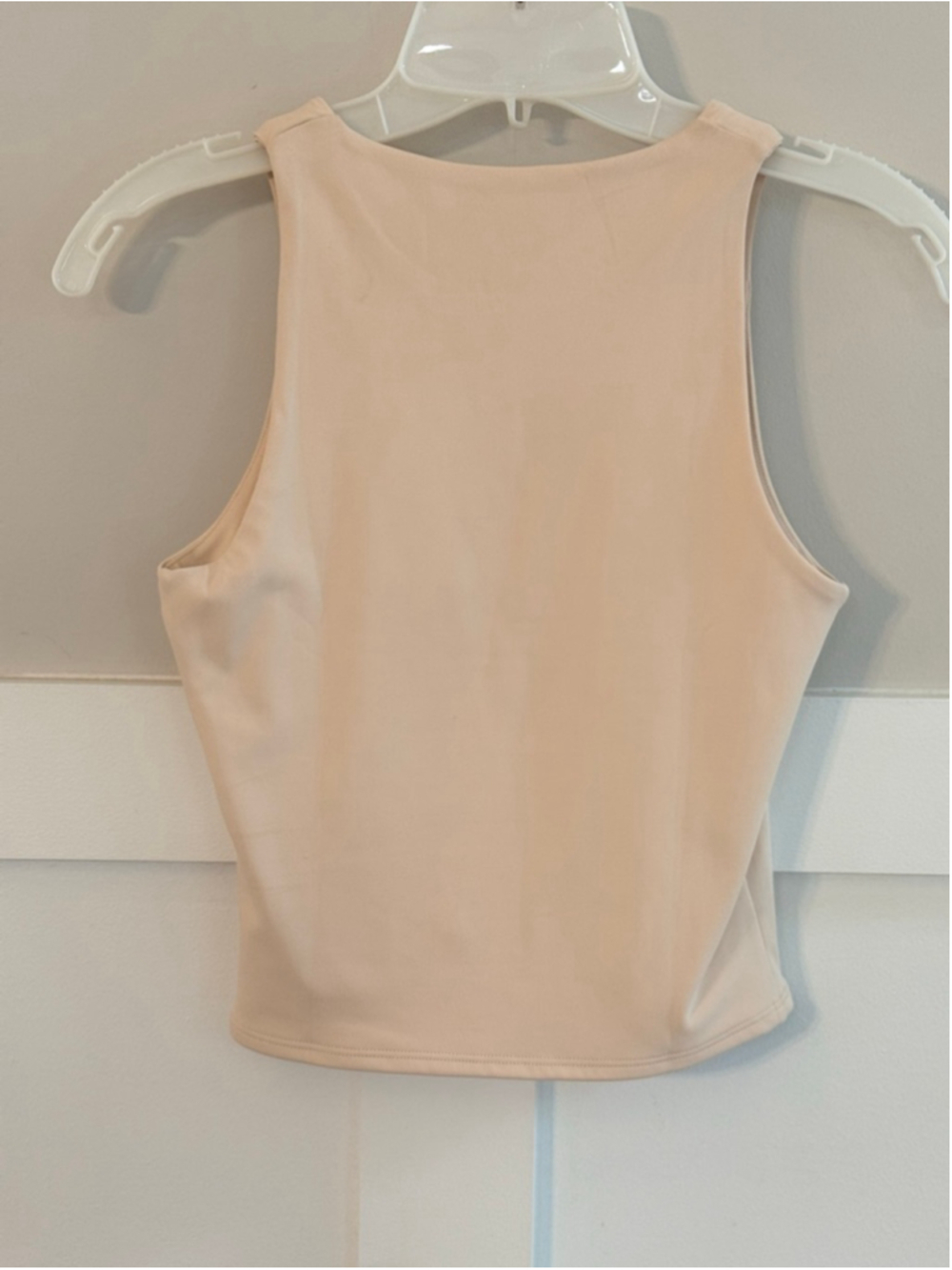Colorfulkoala Nude Beige Athletic Tank Top Women’s XS Pilates Yoga Athleisure - Picture 2 of 4